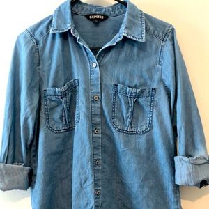 Express Chambray button up